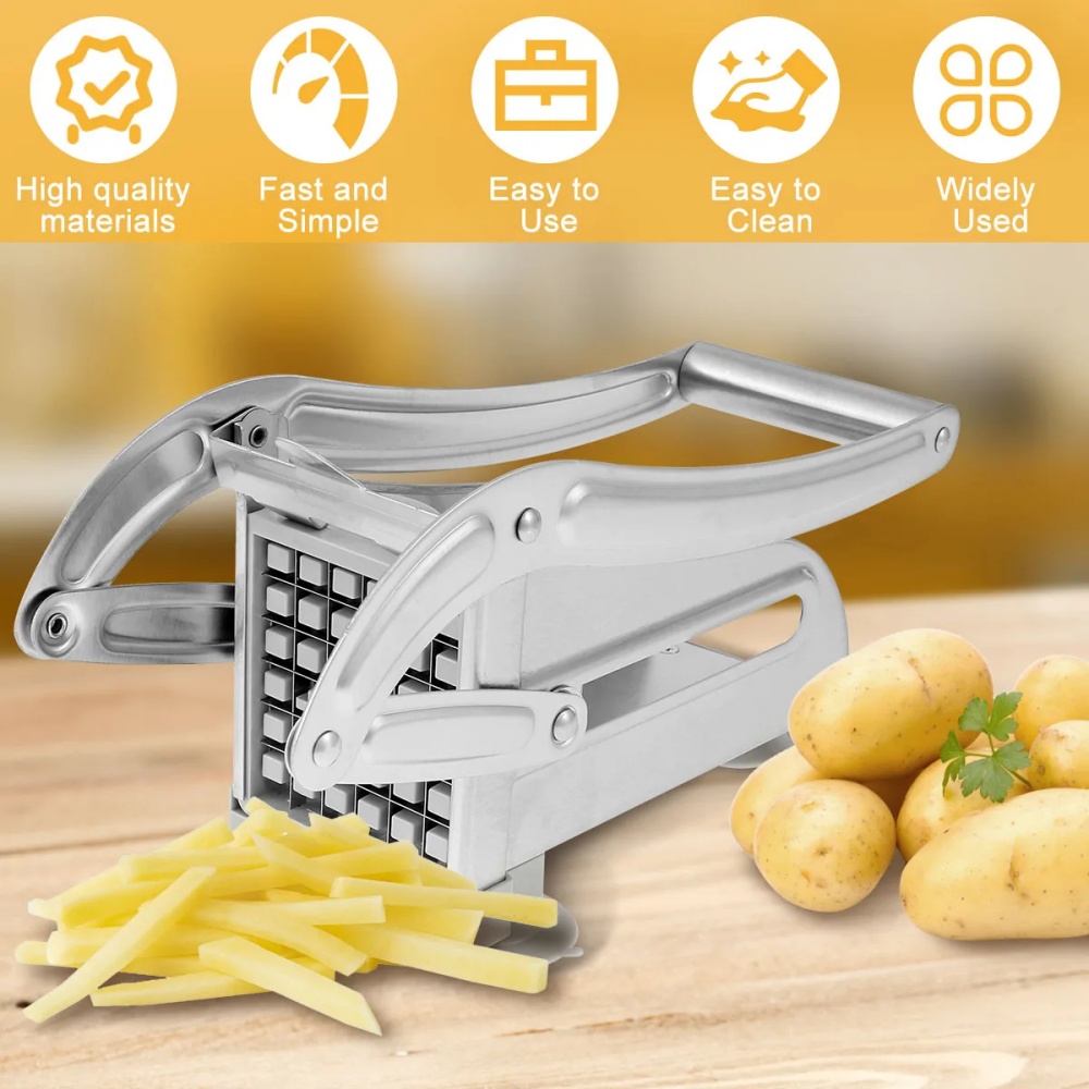 Potato Masher Ricer - Pick Stainless Steel Manual Potato Cutter