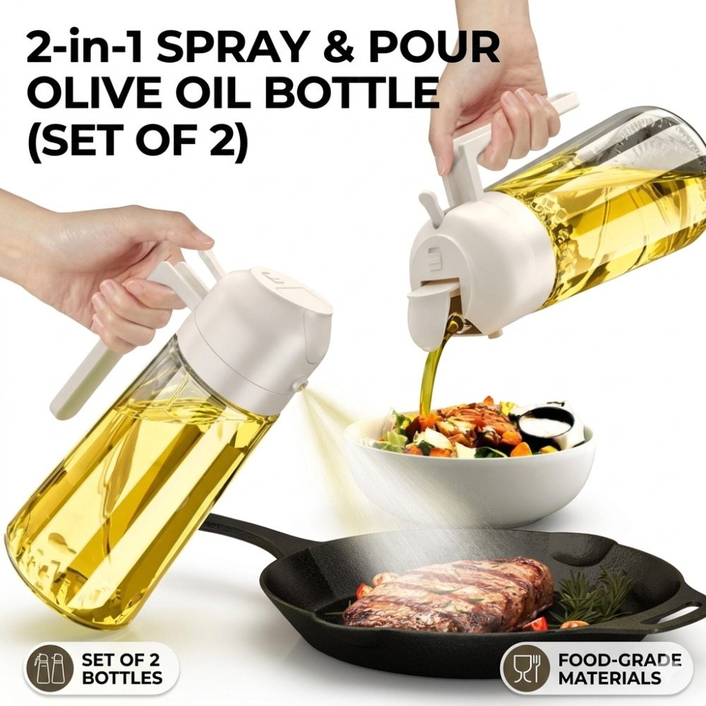 Oil Spray Dispenser Sprayer Bo - Oil Mister Spray Bottle บทวิจารณ์และราคา