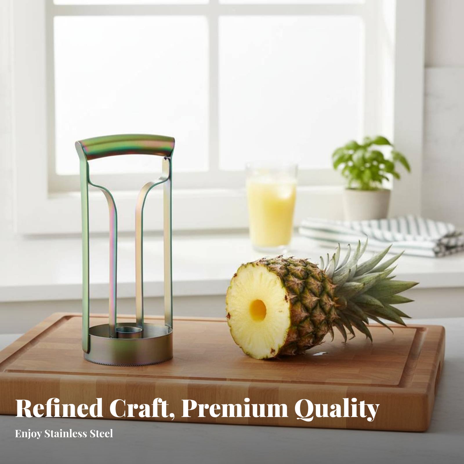 Stainless Steel Pineapple Cutt - Kitchen Gadgets Useful บทวิจารณ์และราคา