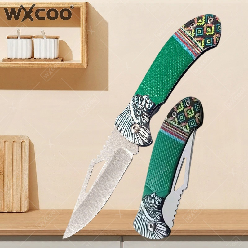WXCOO Folding Knife Stainless  - Kitchen Gadgets Sale บทวิจารณ์และราคา