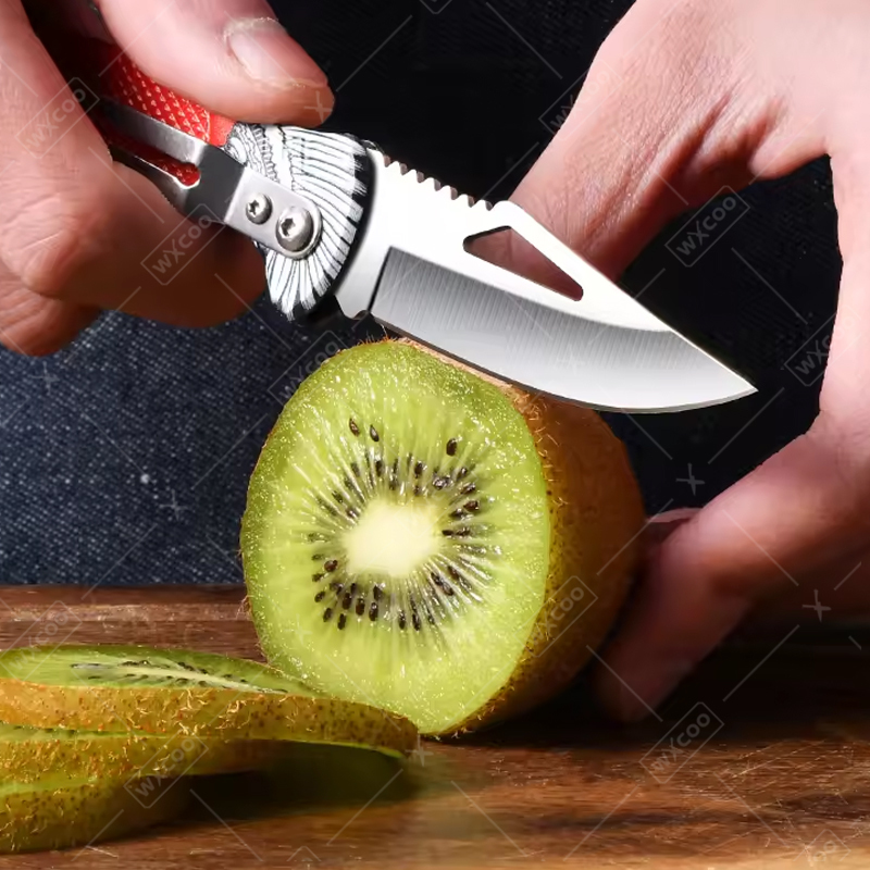 WXCOO Folding Knife Stainless  - Kitchen Gadgets Sale บทวิจารณ์และราคา