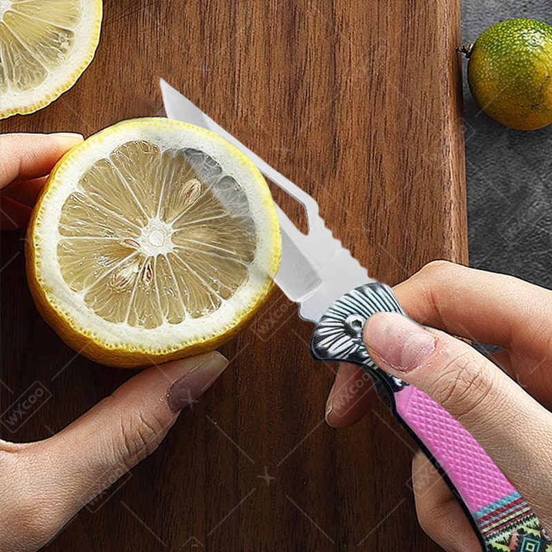 WXCOO Folding Knife Stainless  - Kitchen Gadgets Sale บทวิจารณ์และราคา