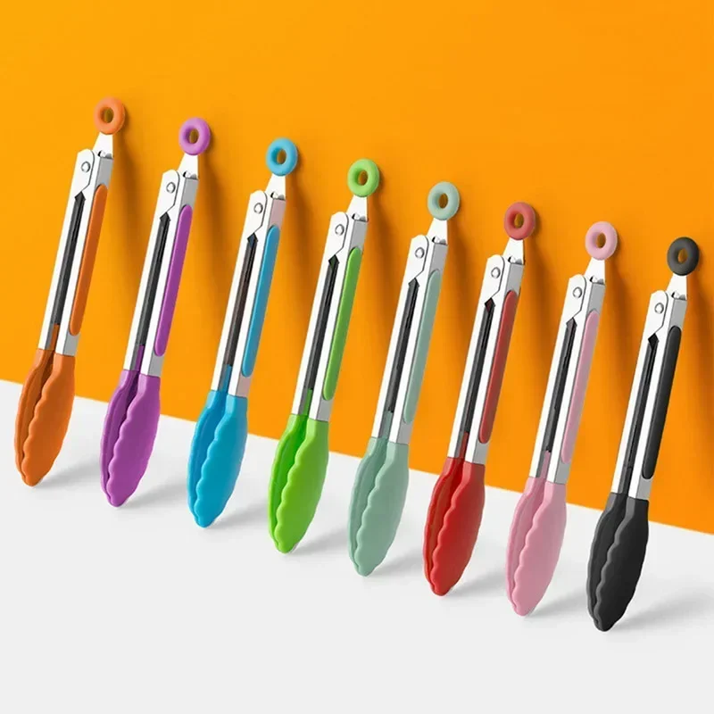 7 Inch Non-Slip Food Tongs Cre - Kitchen Gadgets Sale บทวิจารณ์และราคา