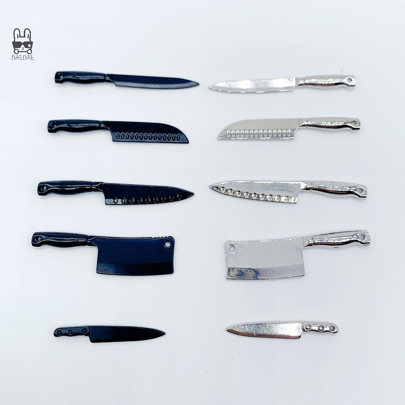 1/12 Dollhouse Mini Knives Mod - Kitchen Gadgets Sale บทวิจารณ์และราคา