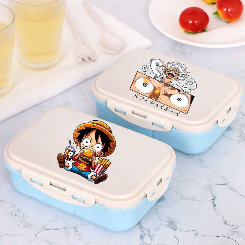 One Piece Boy Girl Bento Lunch - Food Storage Containers บทวิจารณ์และราคา
