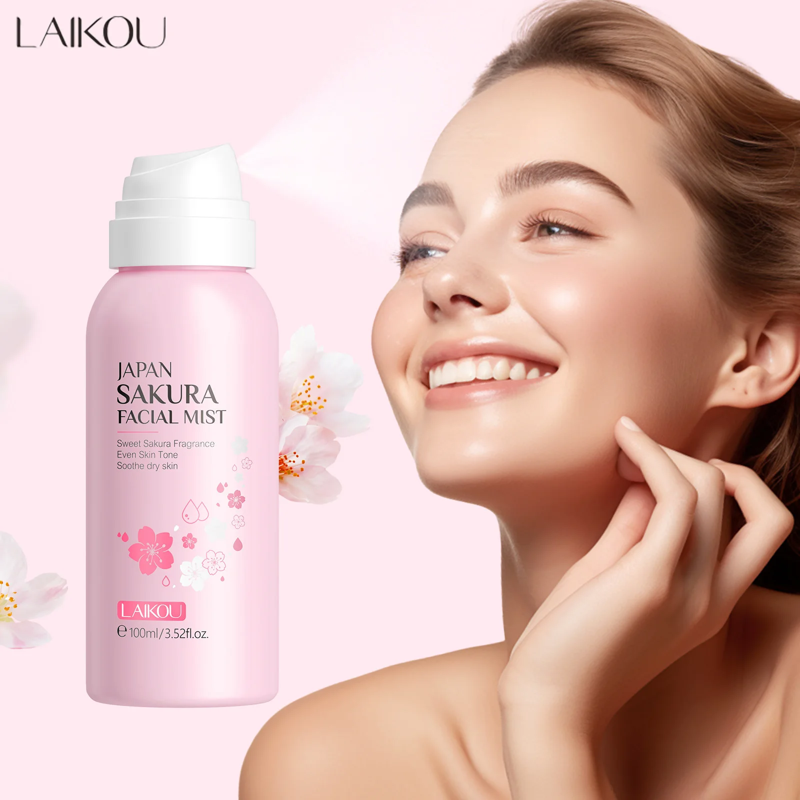LAIKOU Sakura Facial Mist Brig - Oil Mister Spray Bottle บทวิจารณ์และราคา