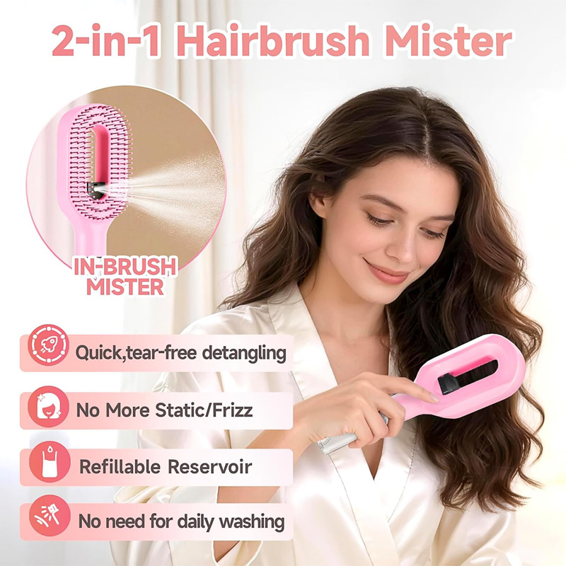2 in 1 Sprayer Hairbrush Detan - Oil Mister Spray Bottle บทวิจารณ์และราคา