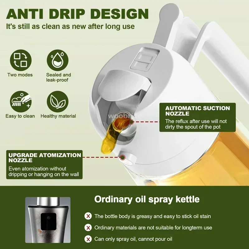 Multifunctional Oil Dispenser  - Oil Mister Spray Bottle บทวิจารณ์และราคา