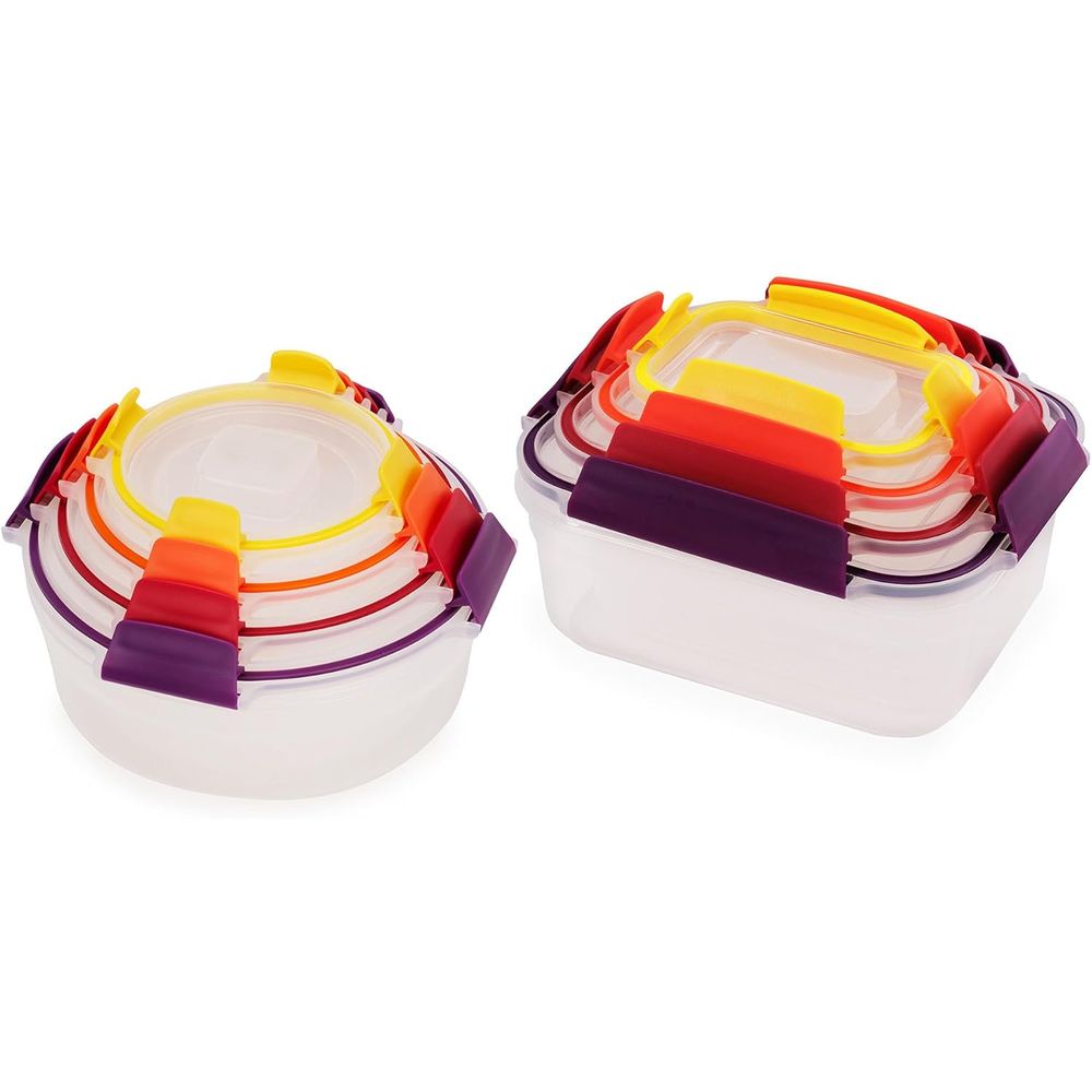 16-piece Plastic BPA Free Food - Food Storage Containers บทวิจารณ์และราคา