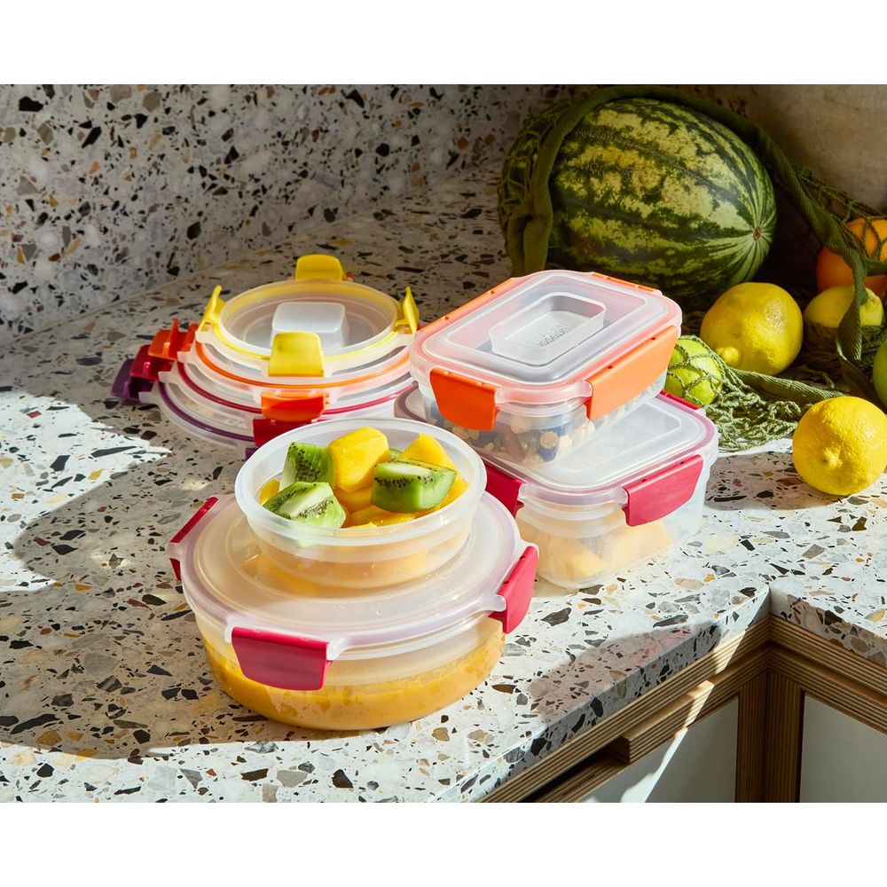 16-piece Plastic BPA Free Food - Food Storage Containers บทวิจารณ์และราคา