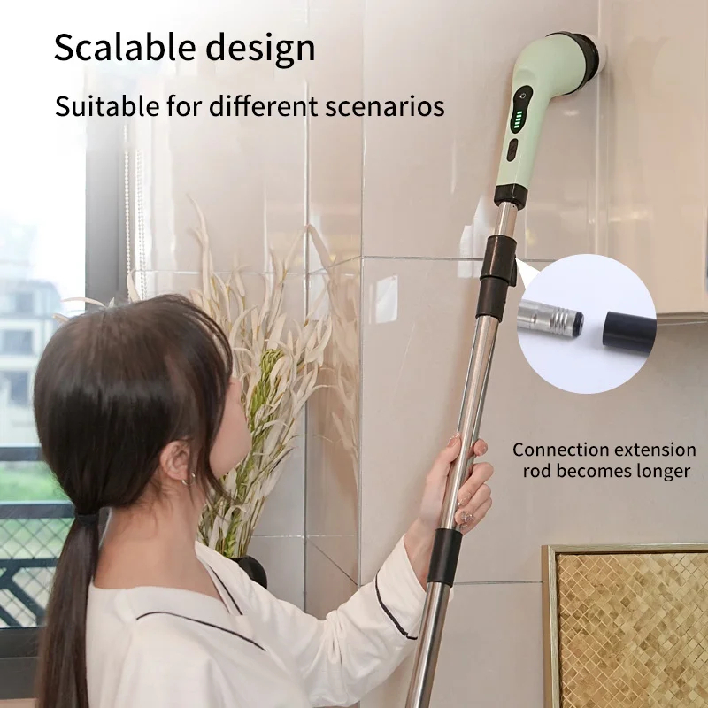 9-in-1 Electric Cleaning Brush - Kitchen Gadgets Useful บทวิจารณ์และราคา