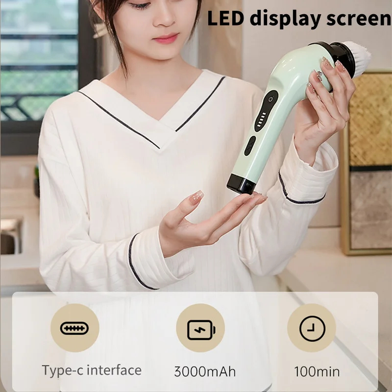 9-in-1 Electric Cleaning Brush - Kitchen Gadgets Useful บทวิจารณ์และราคา