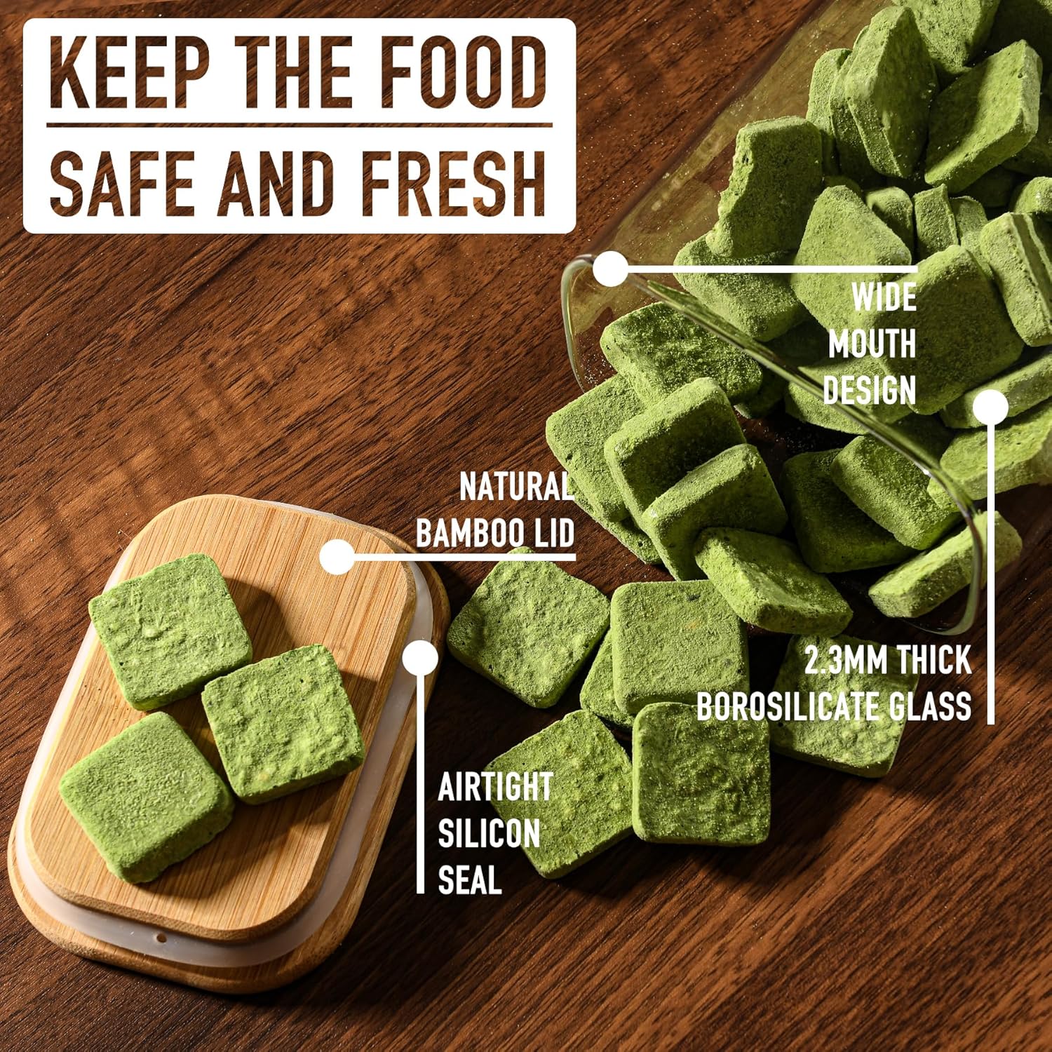 37oz Rectangle Airtight Glass  - Food Storage Containers บทวิจารณ์และราคา
