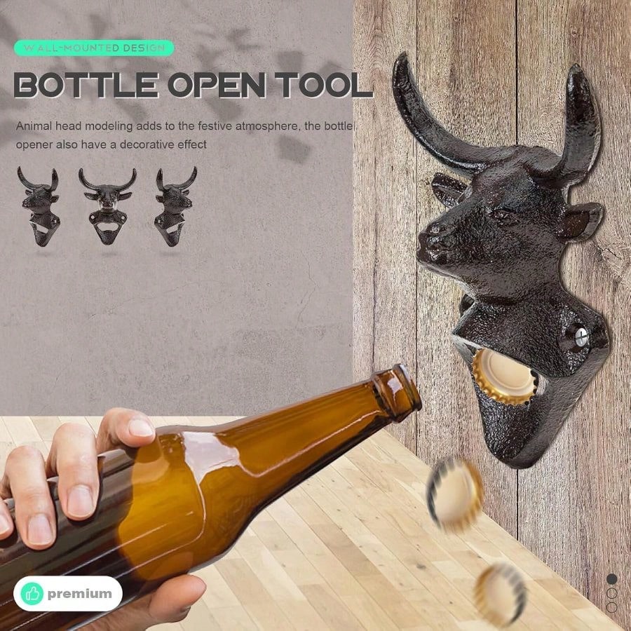 Cast Iron Animal Bottle Opener - Kitchen Gadgets For Mom บทวิจารณ์และราคา