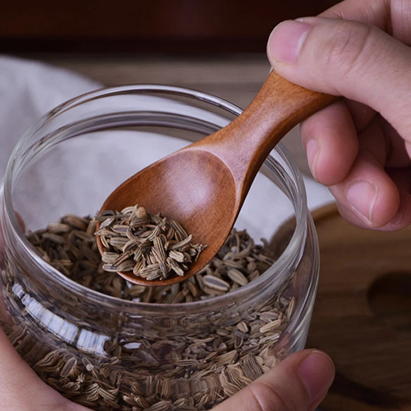 4Pcs Mini Wooden Spoons Small  - Kitchen Gadgets For Small Kitchens บทวิจารณ์และราคา