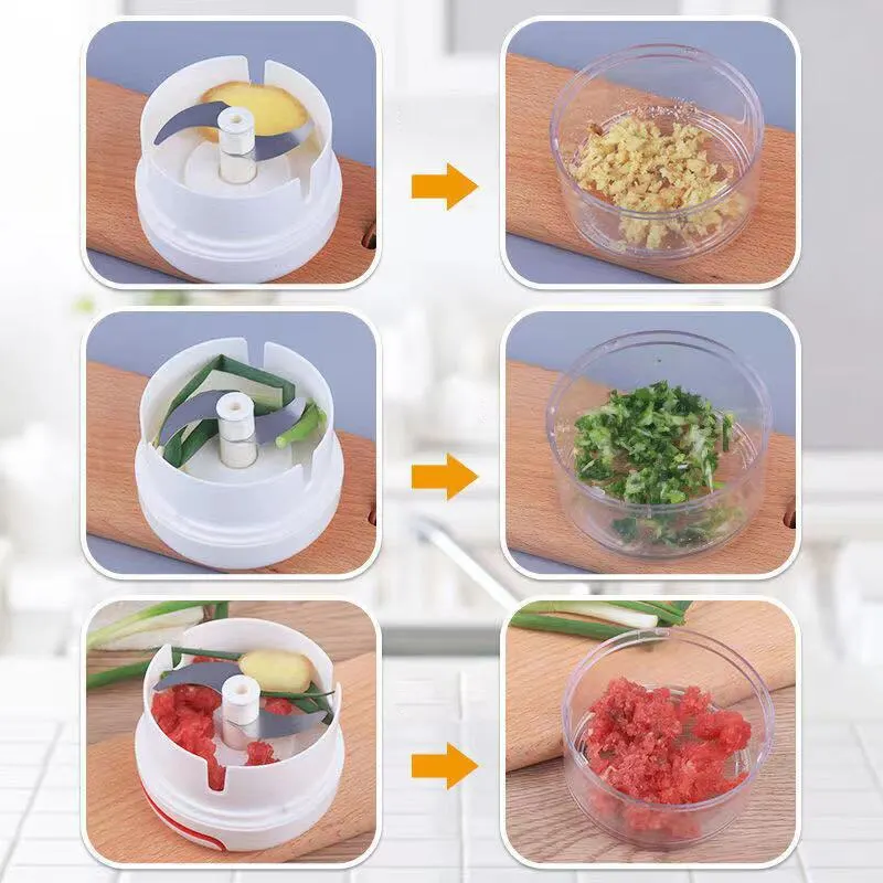 Plastic Garlic Crusher Press V - Kitchen Gadgets Useful บทวิจารณ์และราคา