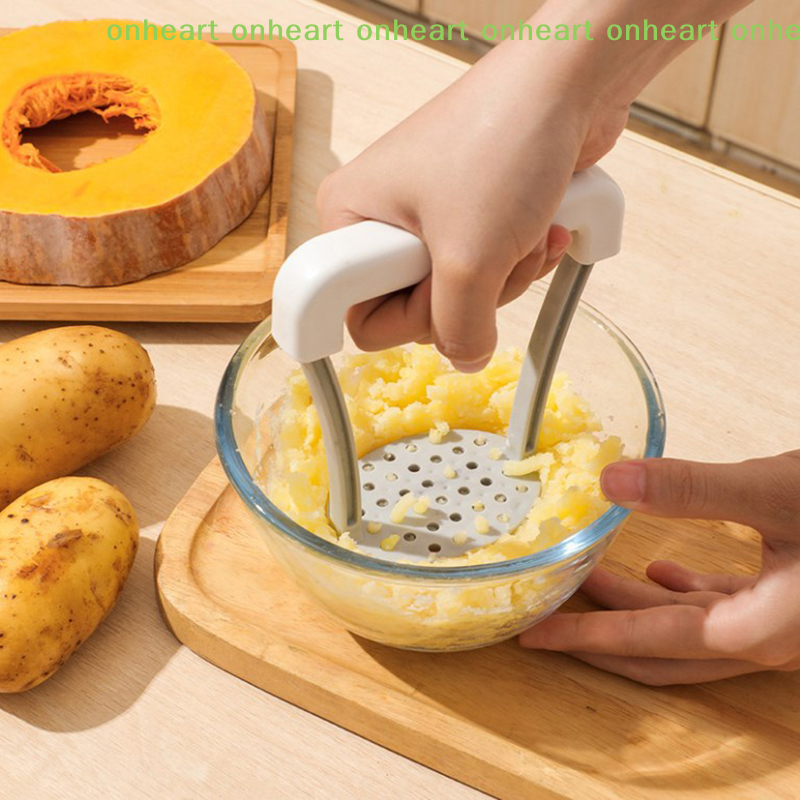 [C]Manual Potato Masher Plasti - Potato Masher Ricer บทวิจารณ์และราคา