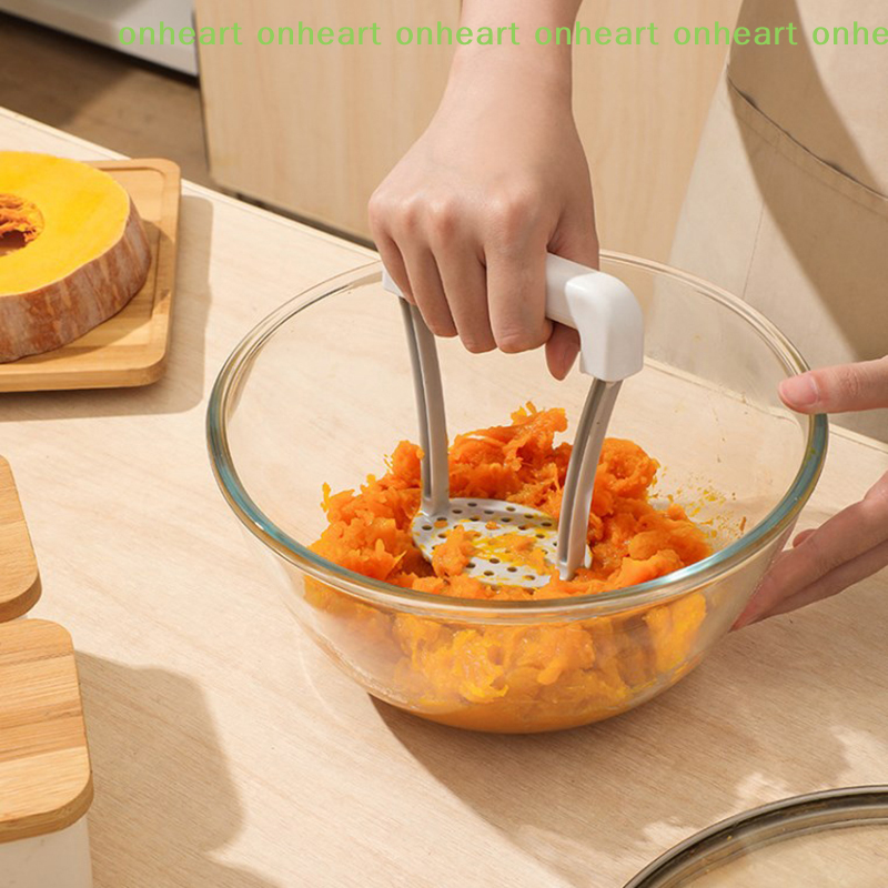 [C]Manual Potato Masher Plasti - Potato Masher Ricer บทวิจารณ์และราคา