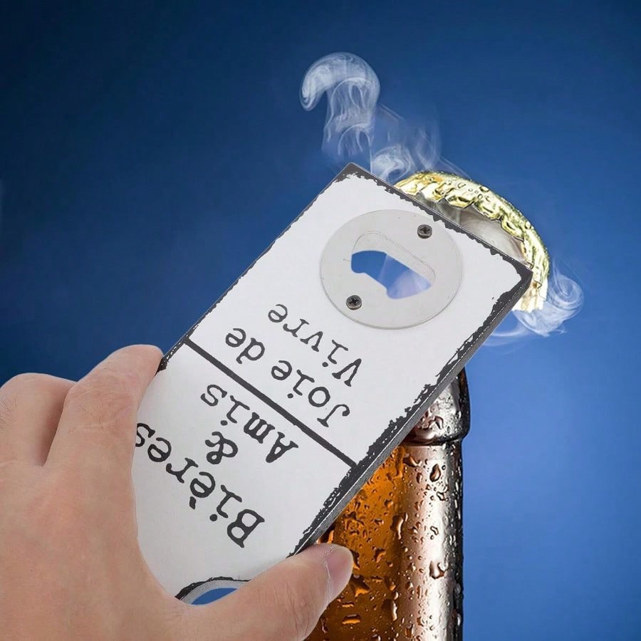4pcs Retro Wooden Beer Bottle  - Kitchen Gadgets For Mom บทวิจารณ์และราคา