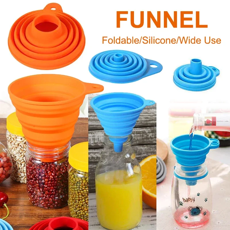 1/4PCS Silicone Collapsible Fu - Kitchen Gadgets For Small Kitchens บทวิจารณ์และราคา