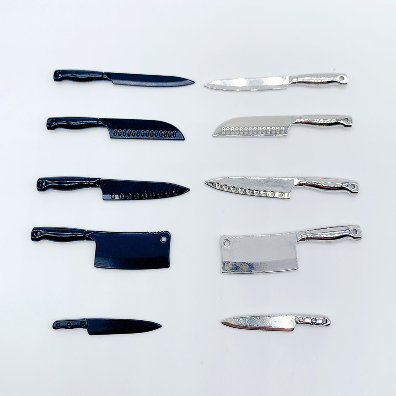 1/12 Dollhouse Mini Knives Mod - Kitchen Gadgets Sale บทวิจารณ์และราคา