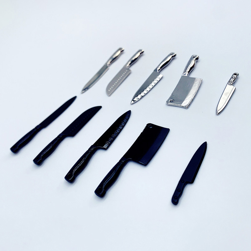 1/12 Dollhouse Mini Knives Mod - Kitchen Gadgets Sale บทวิจารณ์และราคา