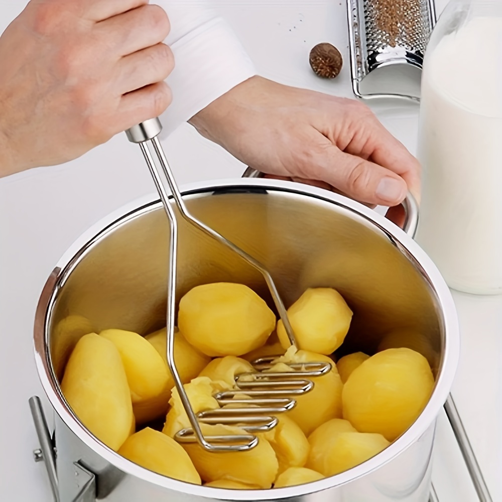 1pc Stainless Steel Wave Potat - Potato Masher Ricer บทวิจารณ์และราคา