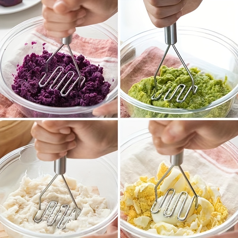 1pc Stainless Steel Wave Potat - Potato Masher Ricer บทวิจารณ์และราคา