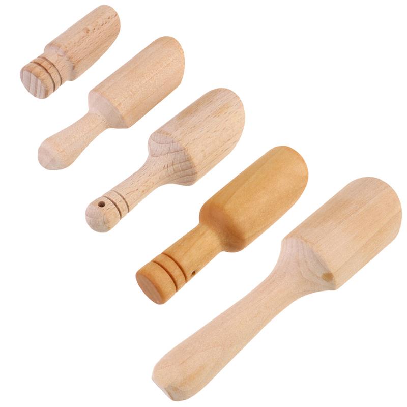 5pcs Mini Salt Shovels Wooden  - Kitchen Gadgets For Small Kitchens บทวิจารณ์และราคา