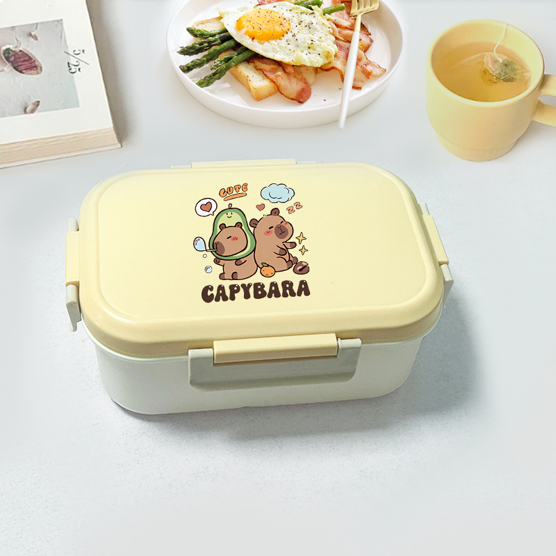 Capybara Bento Lunch Box Carto - Food Storage Containers บทวิจารณ์และราคา