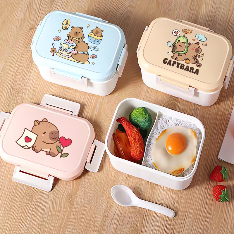 Capybara Bento Lunch Box Carto - Food Storage Containers บทวิจารณ์และราคา
